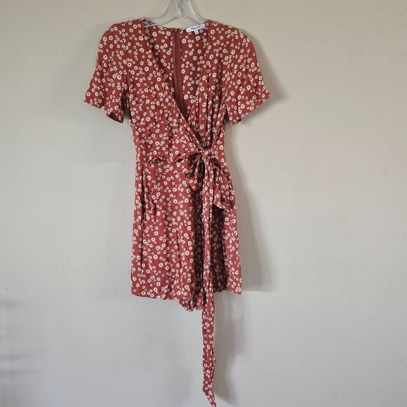 Madewell  Daysi Wrap Front Romper Size 2 Floral Print - Picture 10 of 11